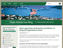 Tablet Screenshot of lawblog.vilaw.com